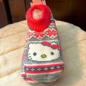Hello kitty slippers socks new shoes size 4-10